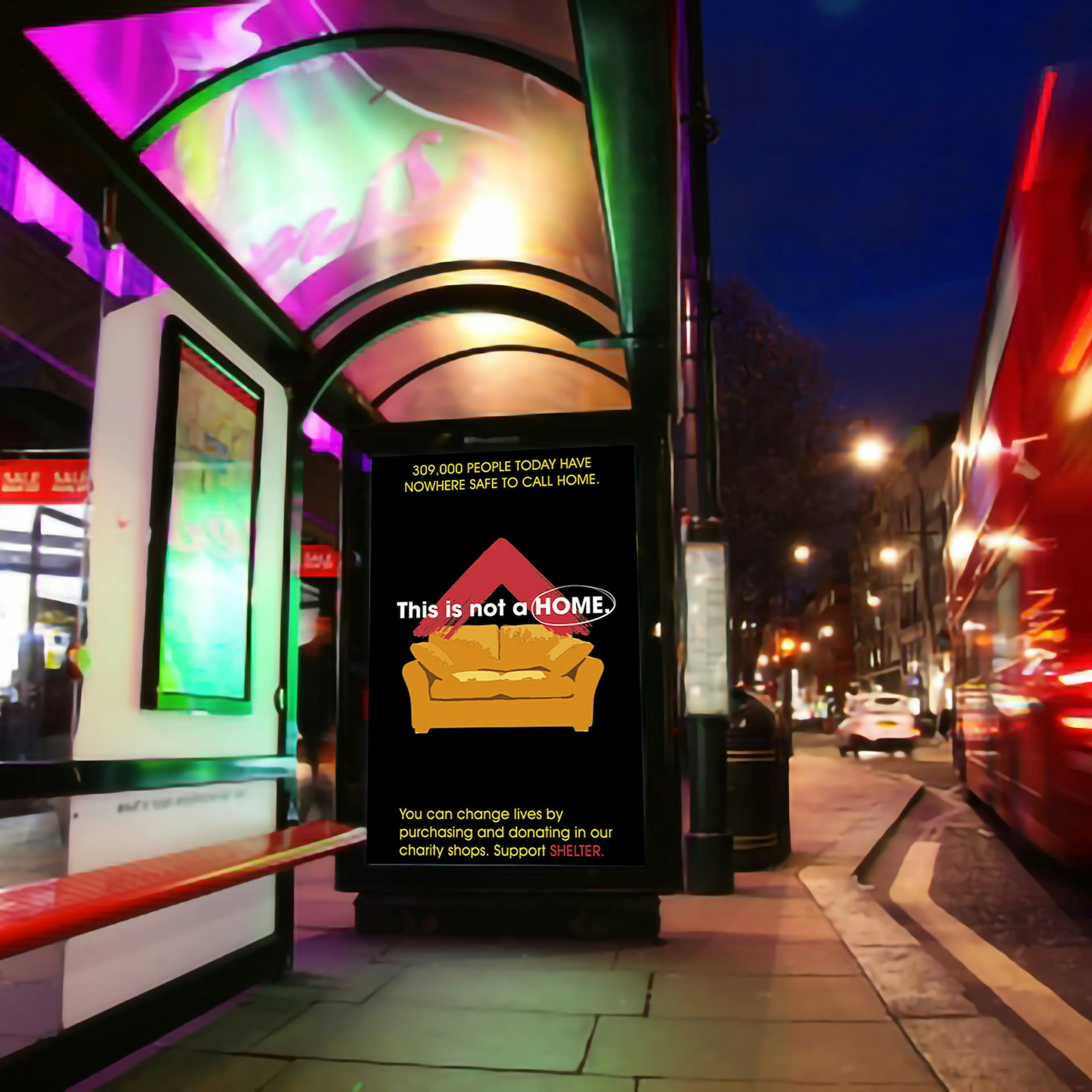 Digtal poster – bus shelters